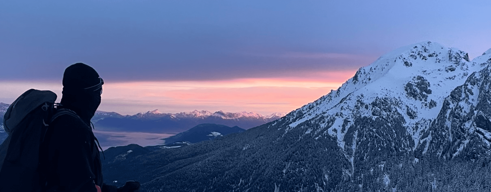 sunrise in chamrousse