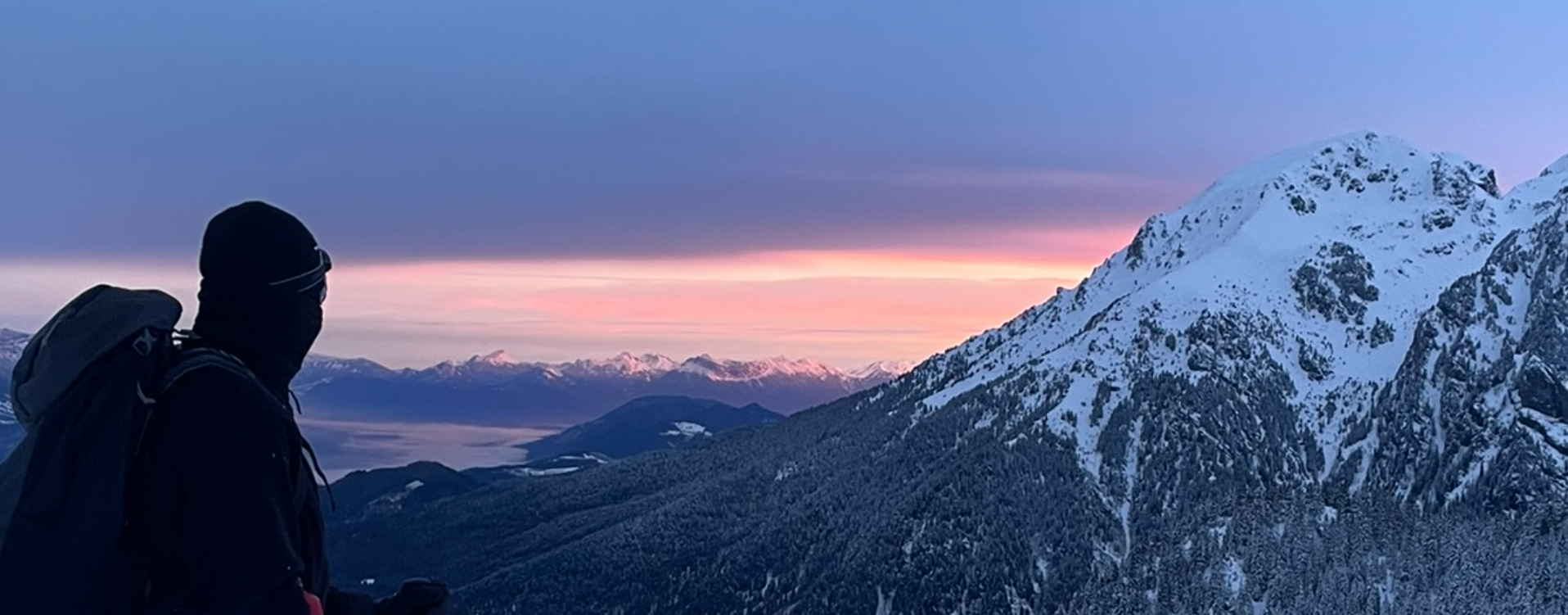 sunrise in chamrousse